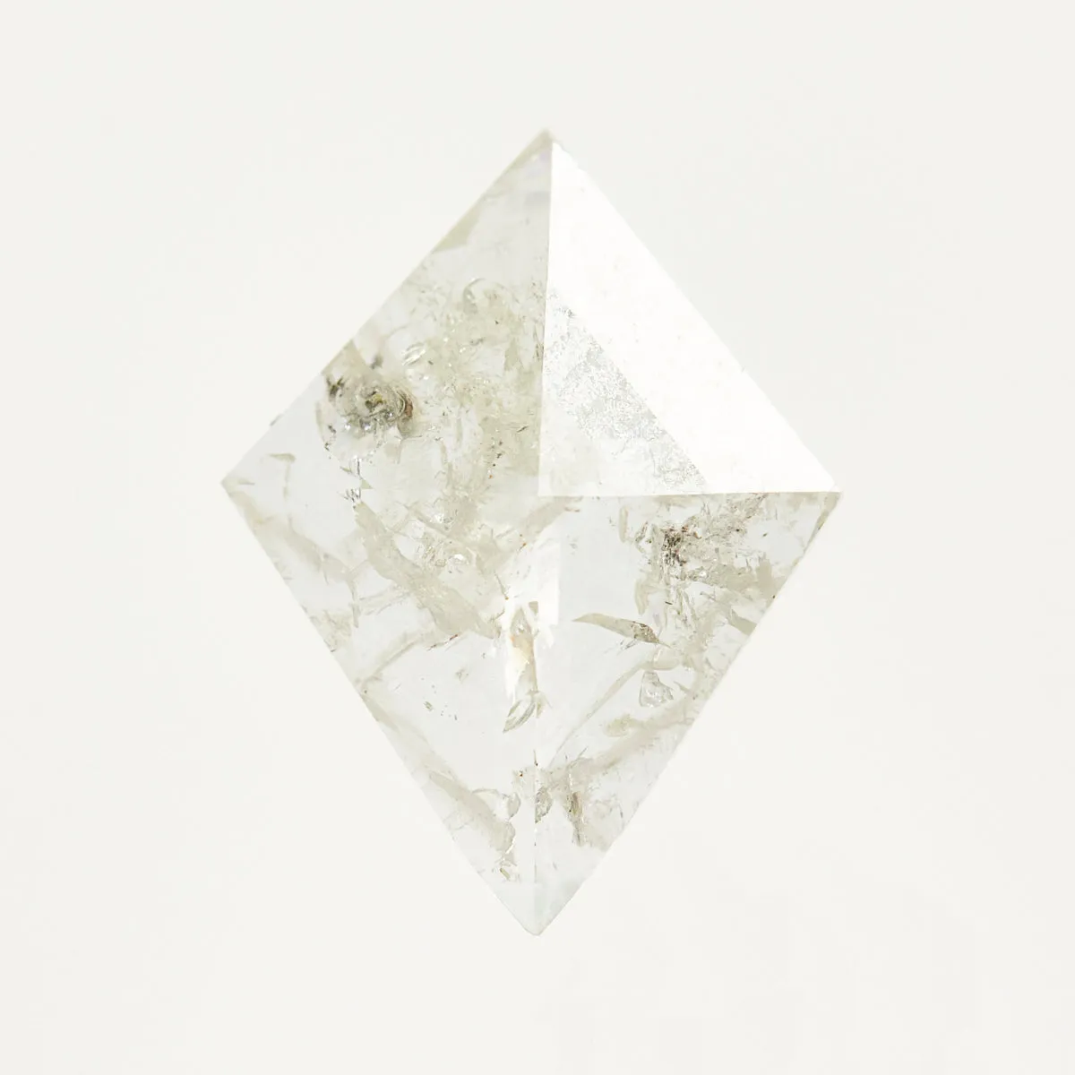 0.75ct Icy White Salt and Pepper Kite Diamond