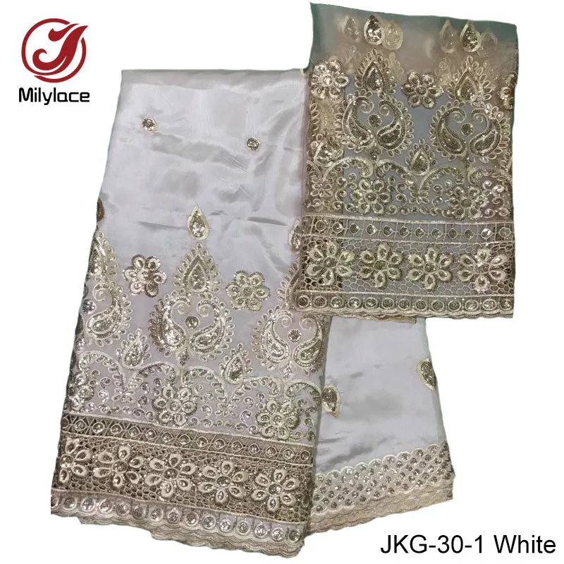 African George lace Fabric embroidery lace fabric for wedding