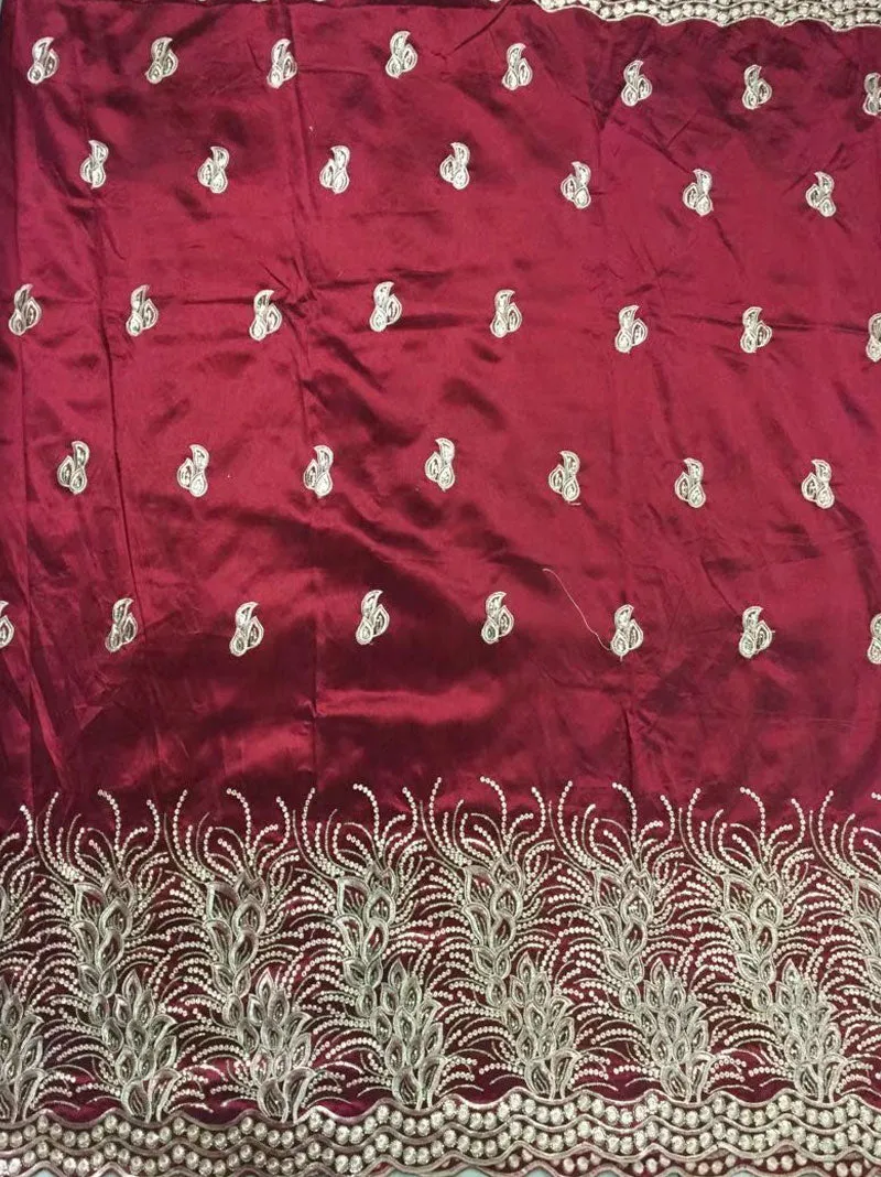 African George lace Fabric embroidery lace fabric for wedding