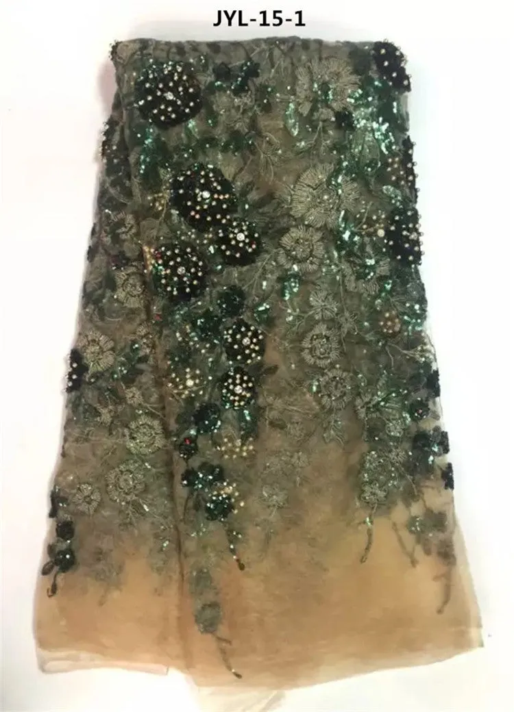 African tulle lace tissue sequins lace fabric nigerian embroidery