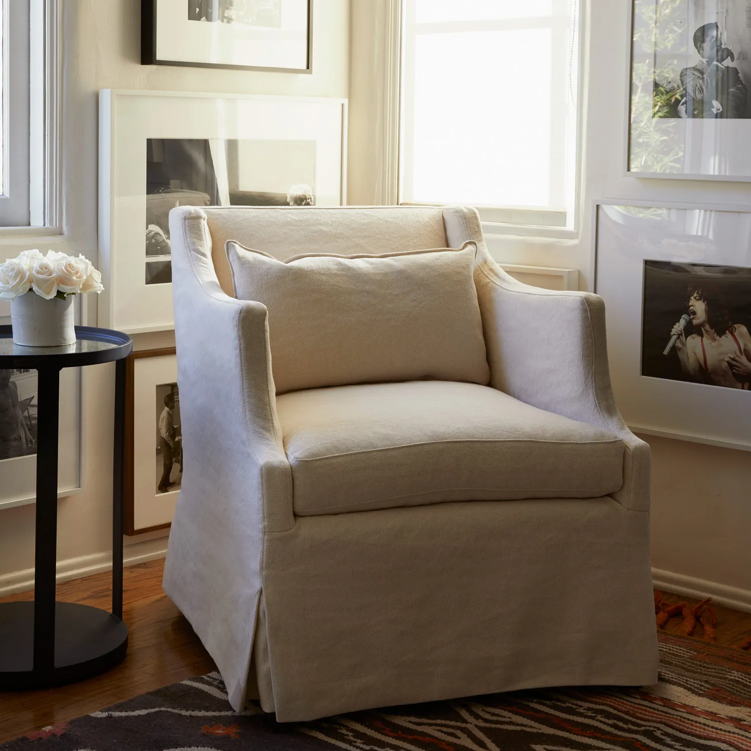Amalia Slipcovered Chair