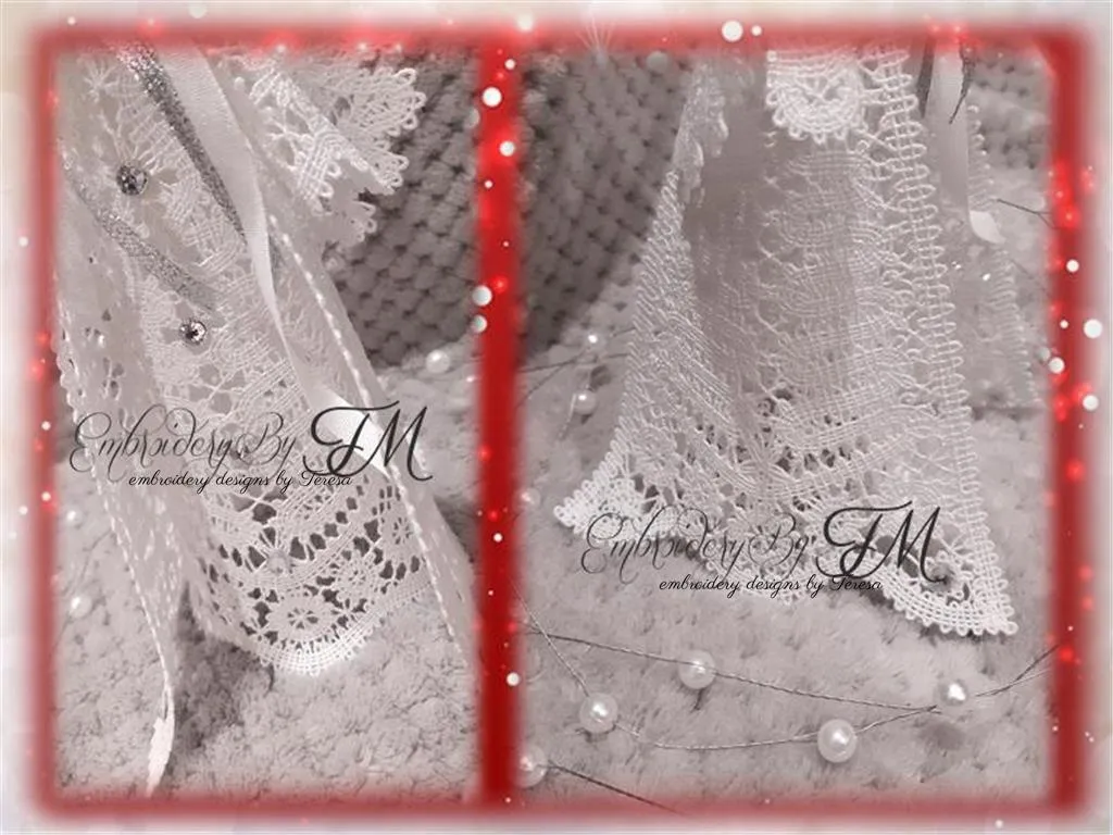 Angel Battenberg Lace  / 5x7 hoop