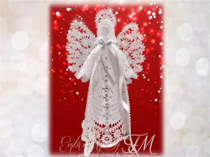 Angel Battenberg Lace  / 5x7 hoop