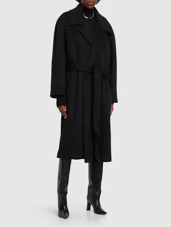 Balenciaga   Raglan cashmere &amp; wool coat 