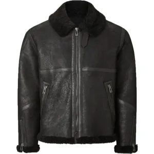 Belstaff Centenary Valiant Leather Jacket Black