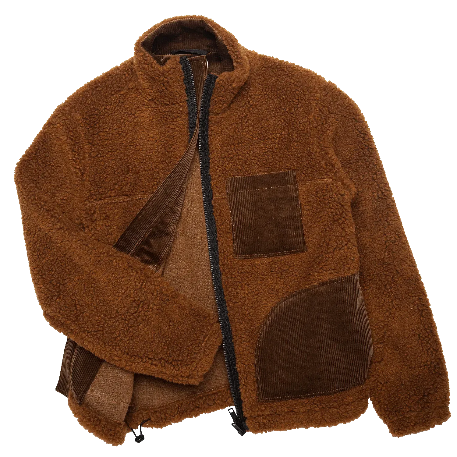 Bembridge Fleece Jacket - Ginger Brown