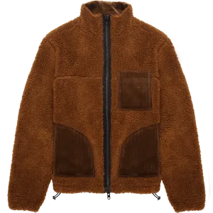 Bembridge Fleece Jacket - Ginger Brown