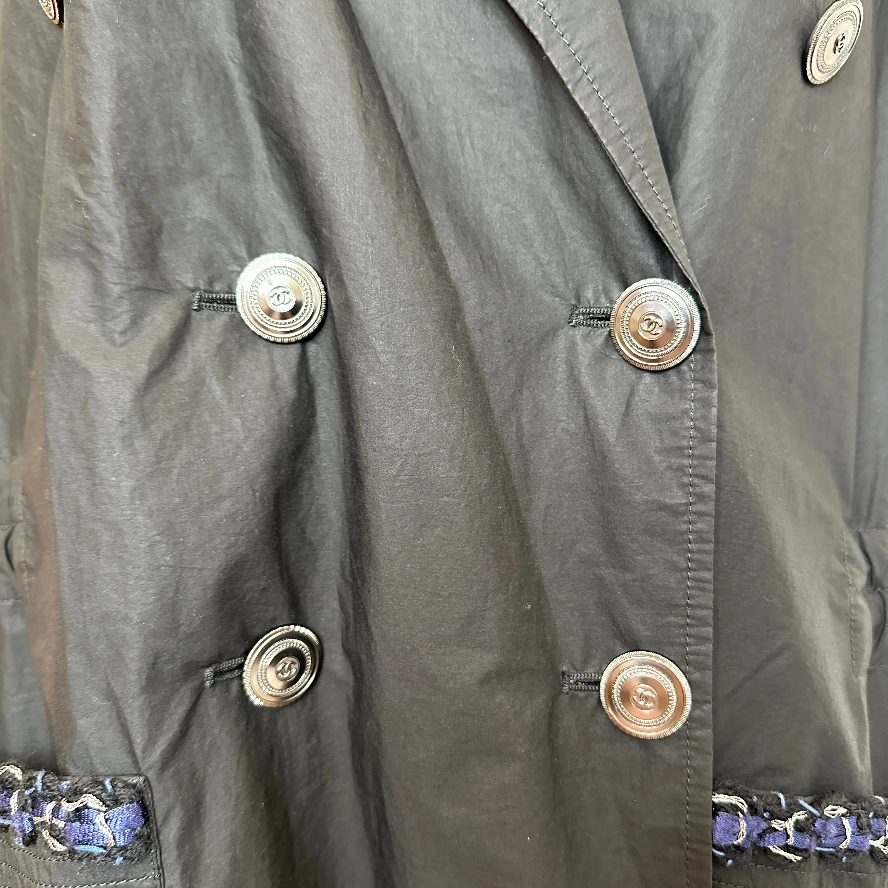 Black Rain Trench Coat - XL