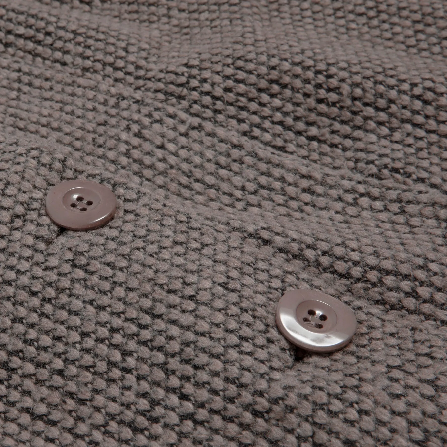 Bouclé Knit Hooded Swing Coat