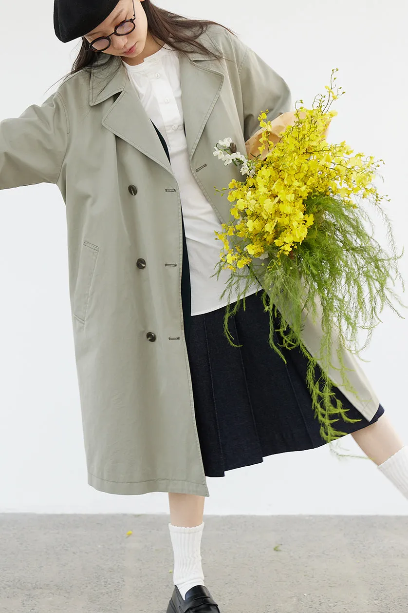 BULVBUTING カレッジスタイルデニムプリーツスカート BLBT008