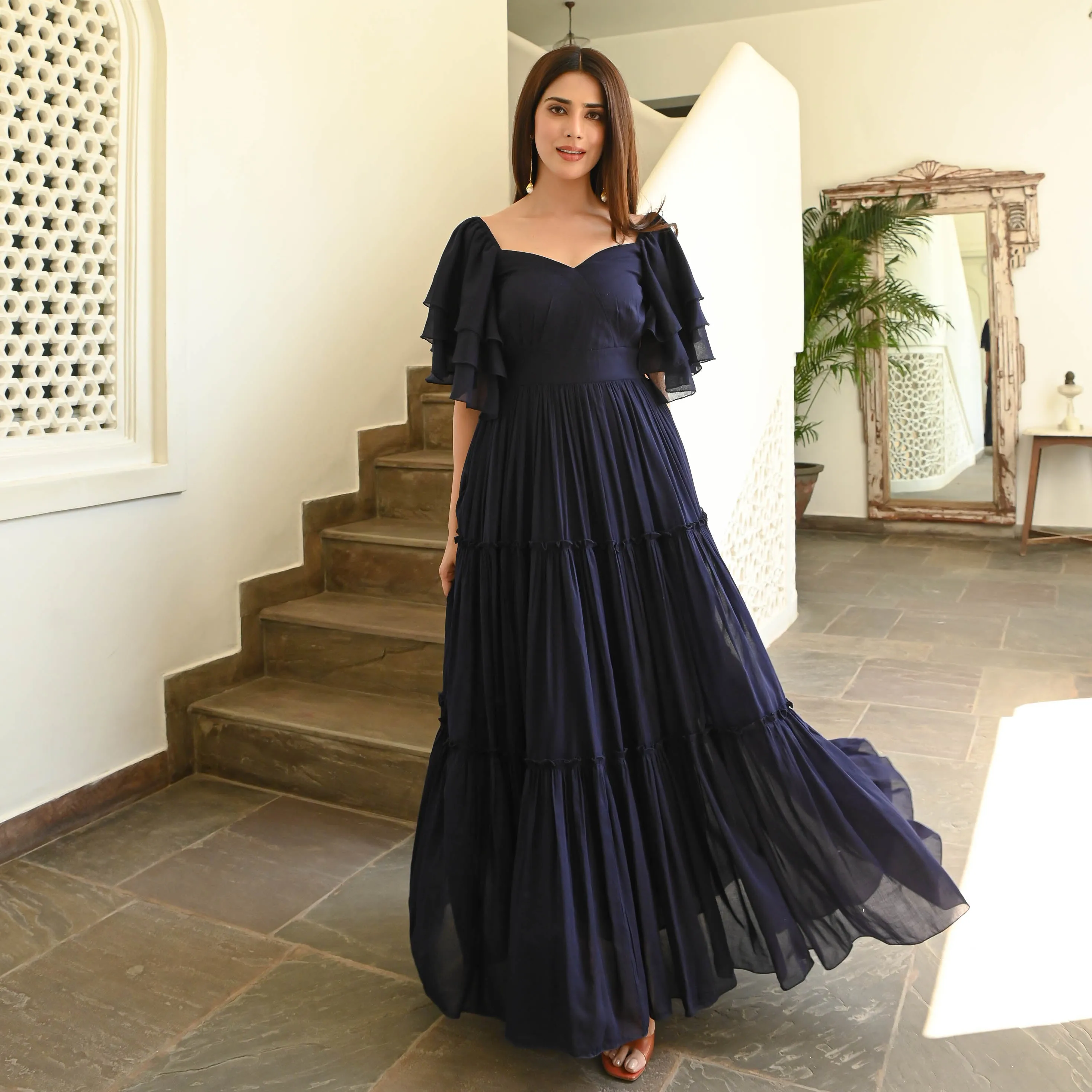 Bunaai Sweetheart Cotton Dress
