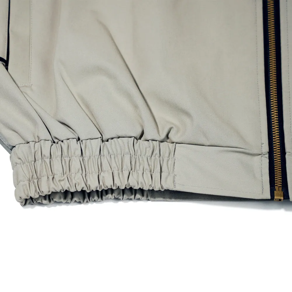 CL COLLAR NECK JACKET KHAKI BEIGE