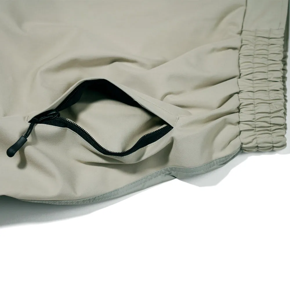 CL COLLAR NECK JACKET KHAKI BEIGE