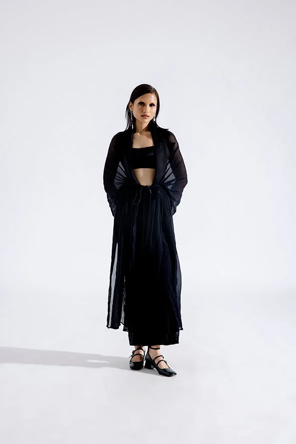 Clara Silk Velvet Skirt