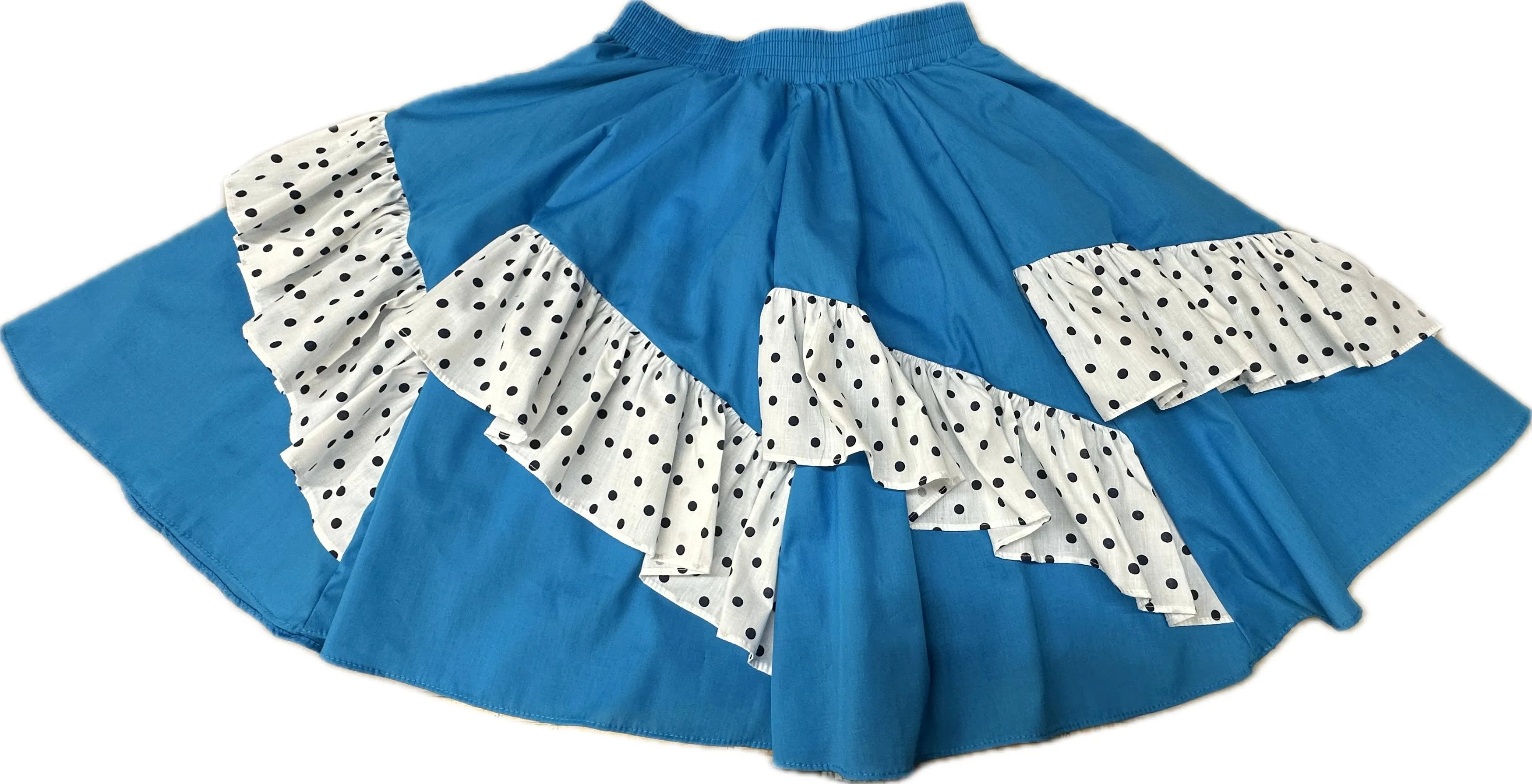 Diagonal Pinwheel Square Dance Skirt