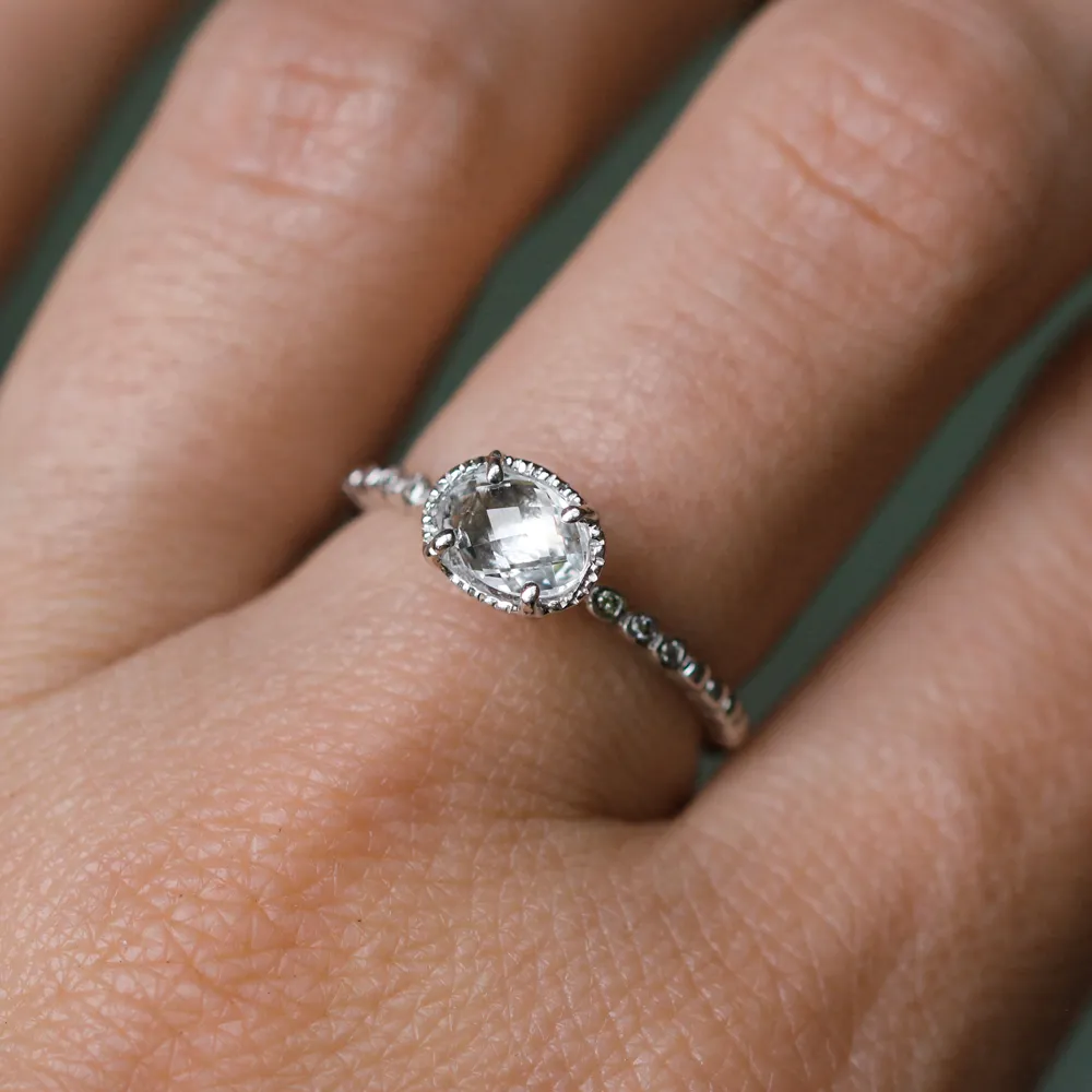 Diana Heimann White Topaz Ring