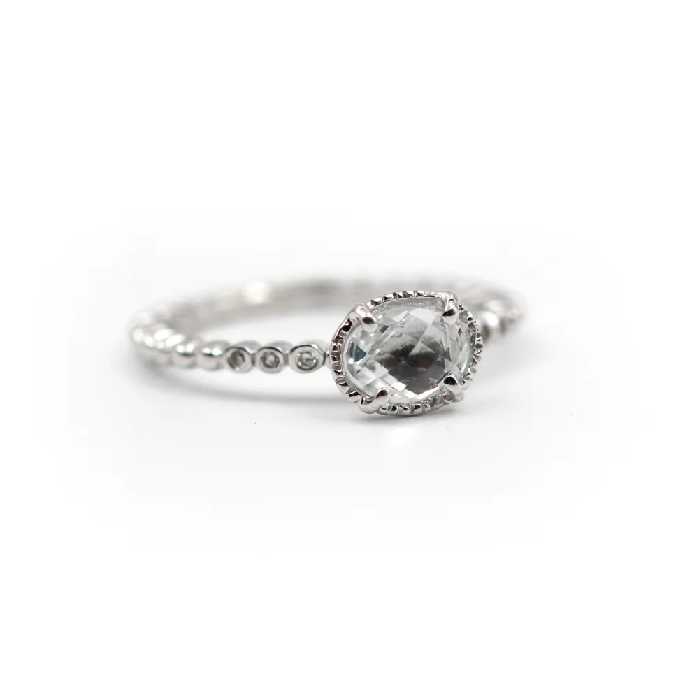 Diana Heimann White Topaz Ring