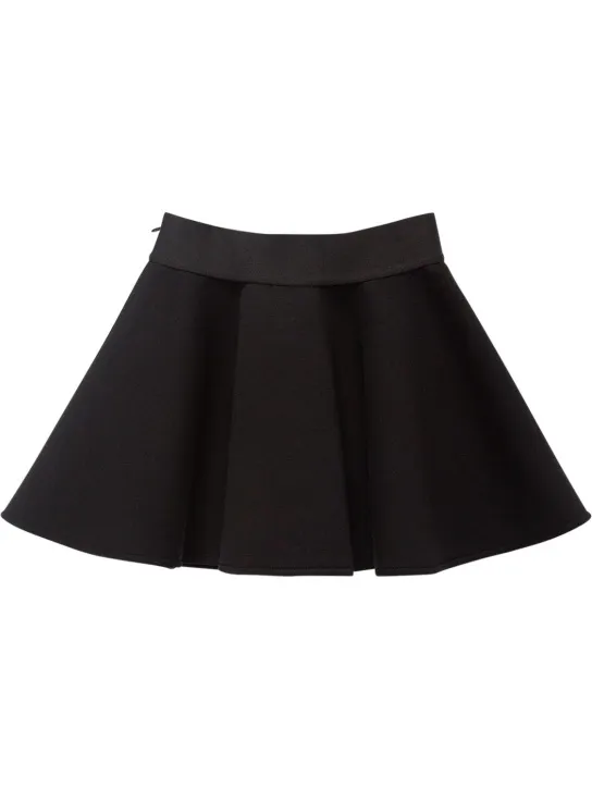 Dolce&amp;Gabbana   Cotton mini skirt w/logo tape 