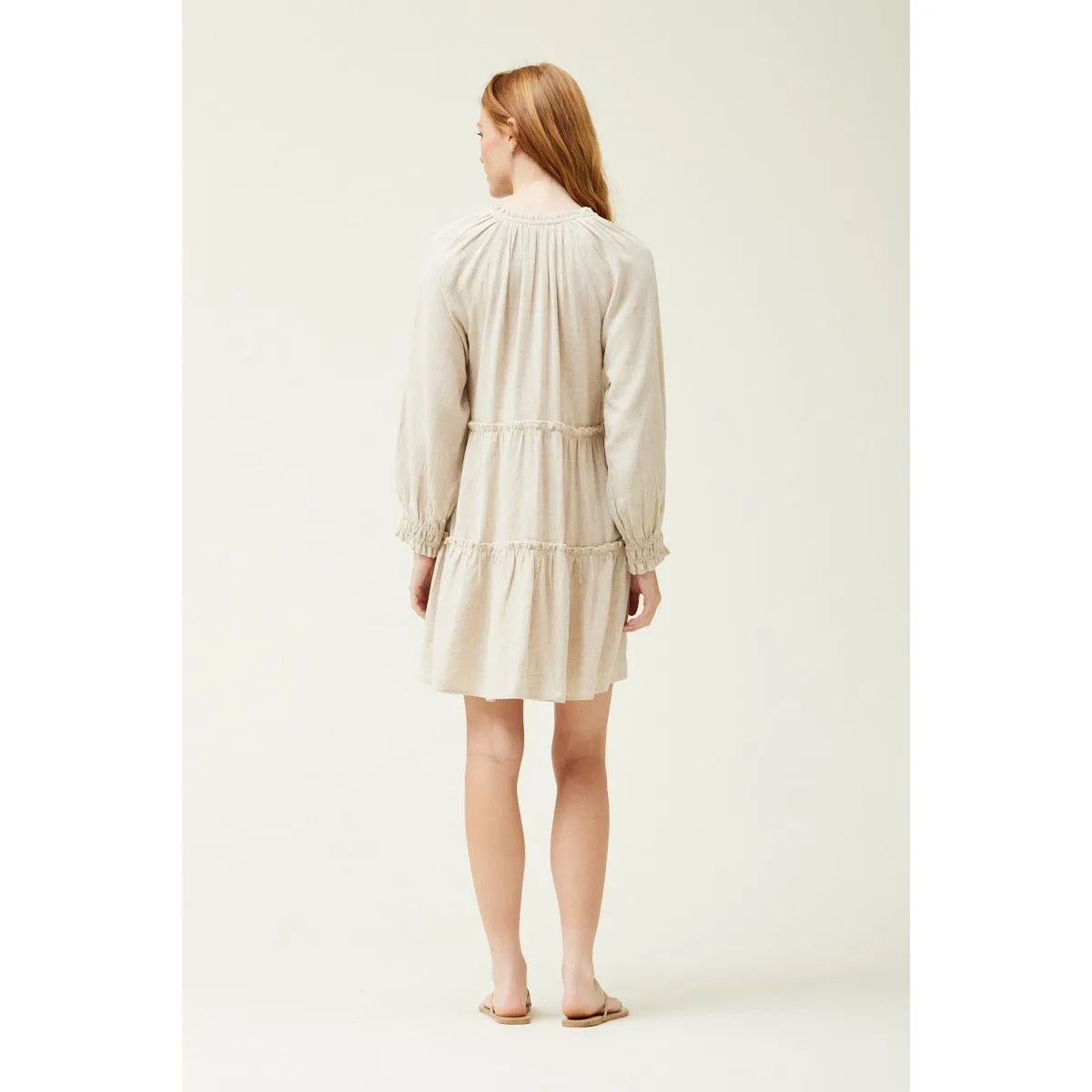 Dora Tiered Mini Grade and Gather Dress