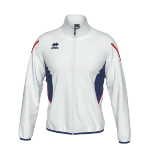 ERREA CHRISTOPHER FULL ZIP TRACK JACKET WHITE NAVY RED