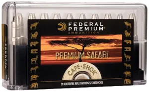 Federal P375T1 Cape-Shok 375 H&H Magnum Trophy Bonded Bear Claw 300 GR 20Bx/10Cs