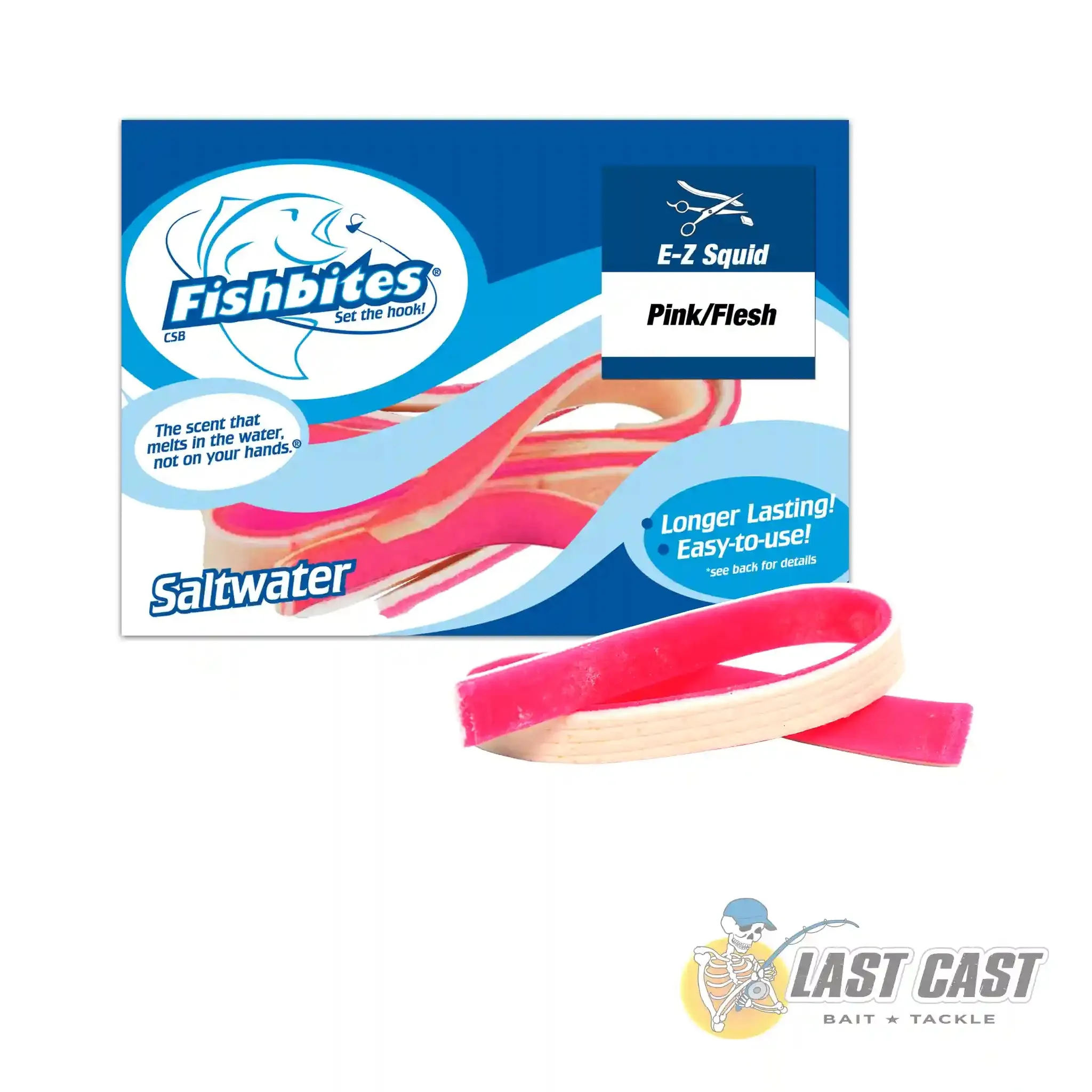FISHBITES - E-Z SQUID LONGER LASTING ARTIFICIAL BAIT