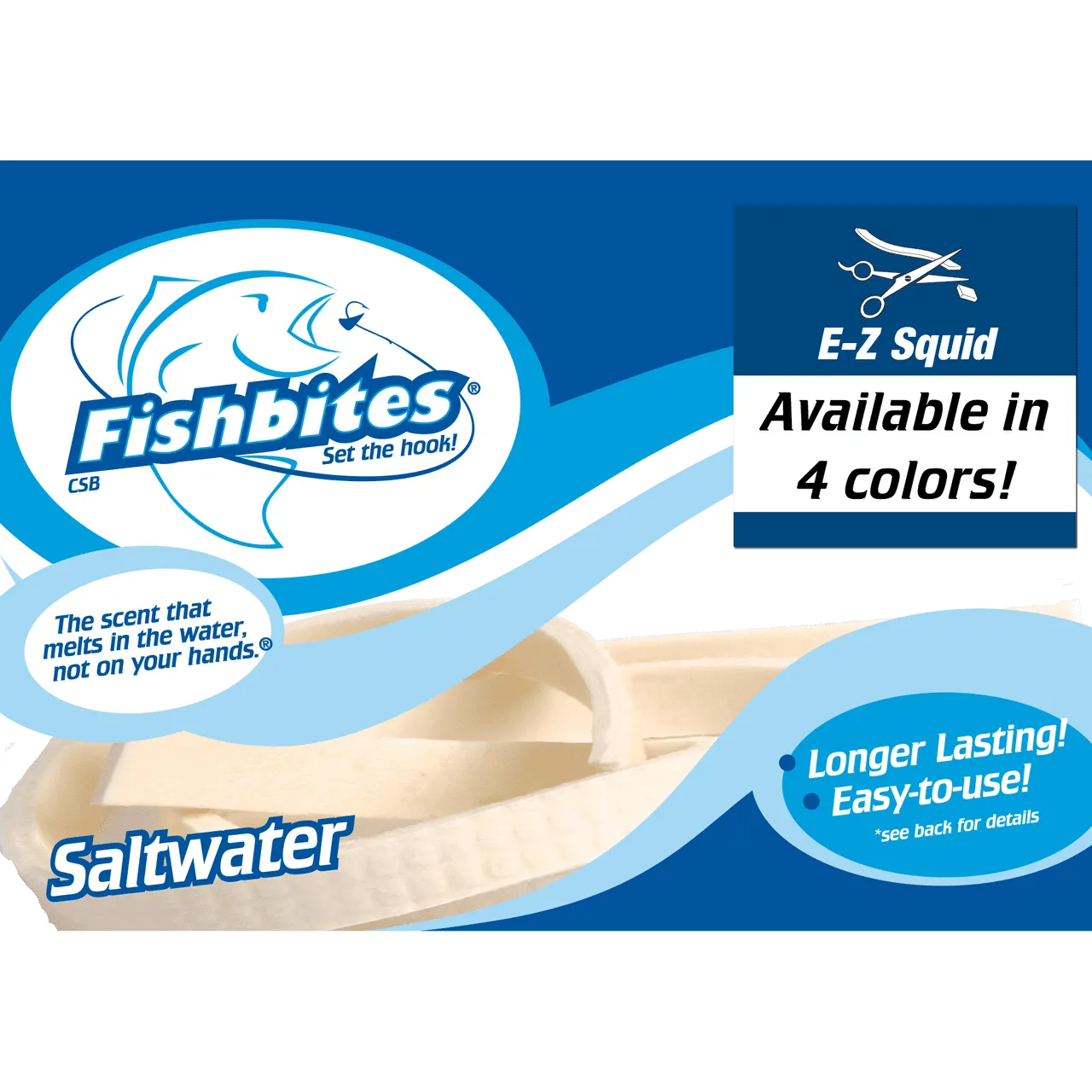 Fishbites Longer Lasting EZ-Squid Baits