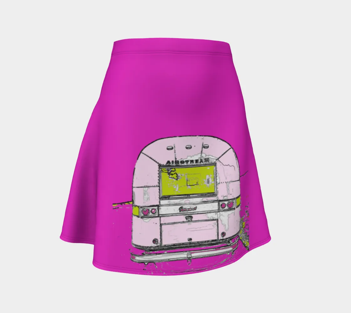 Flair skirt - Airstream pink