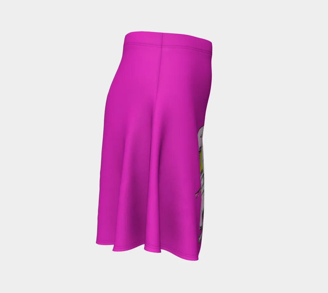 Flair skirt - Airstream pink
