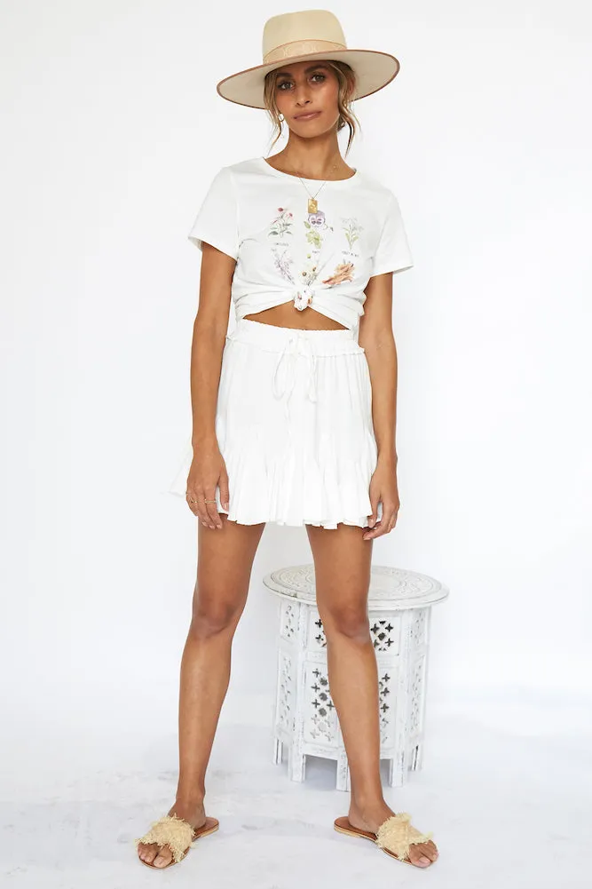 Frankie Skirt White