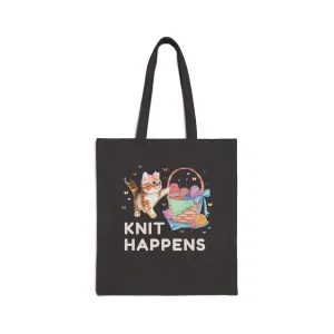 Funny Knit Happens Tote