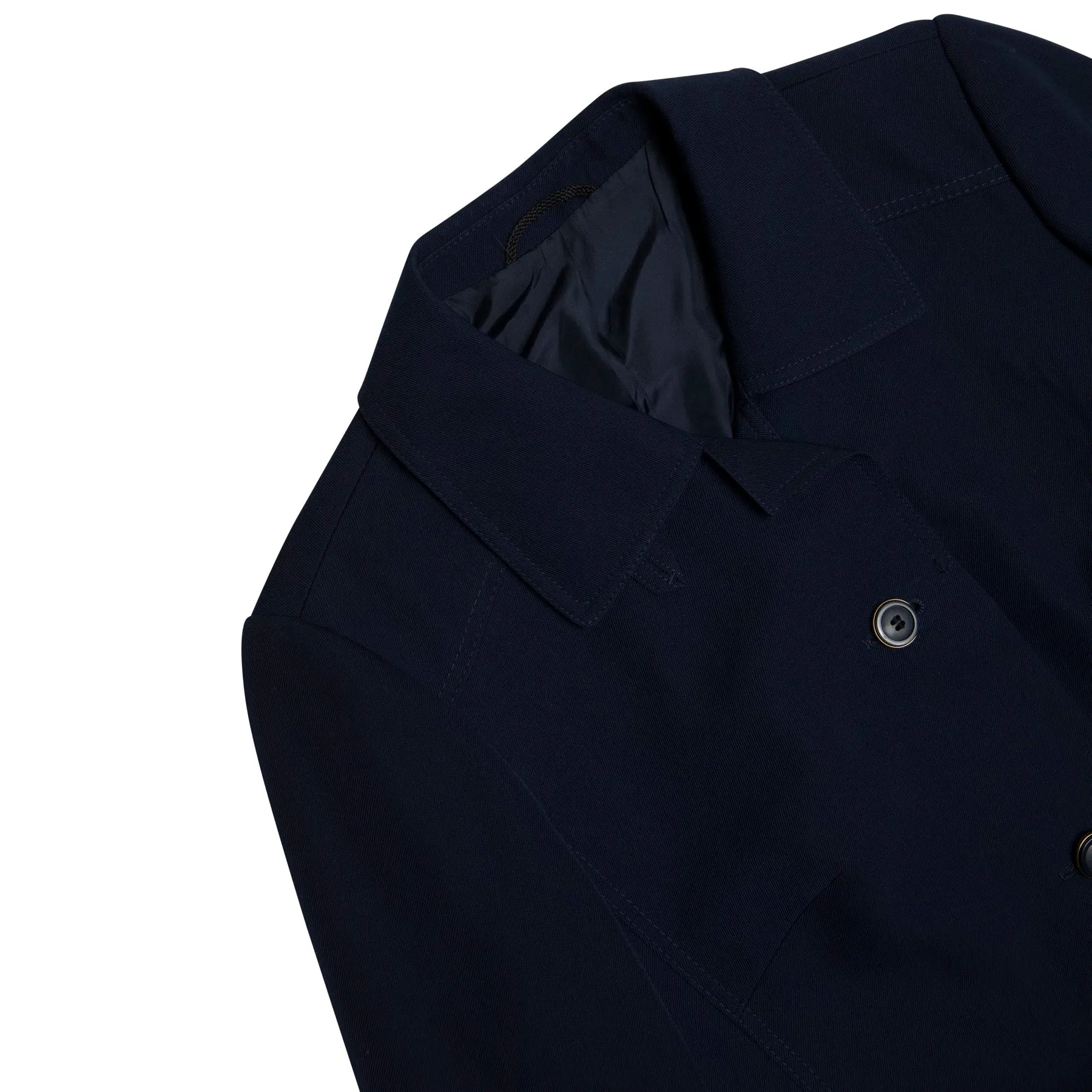 Gabardine Box Coat