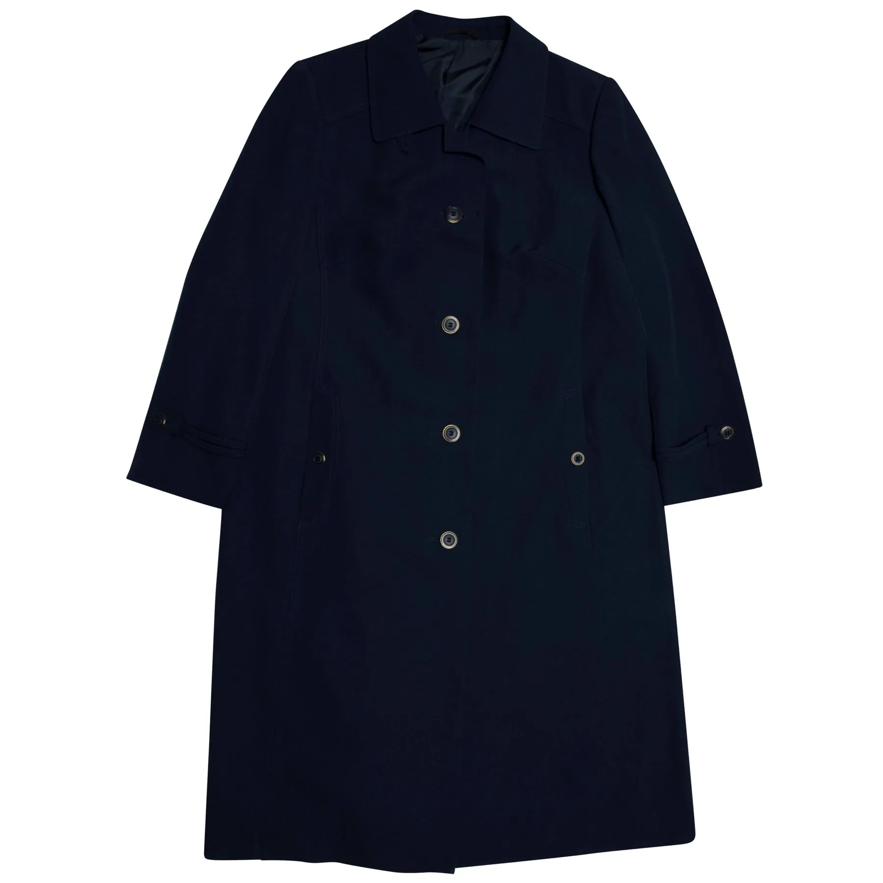 Gabardine Box Coat