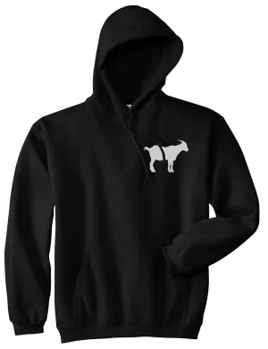 Goat Animal Chest Mens Pullover Hoodie