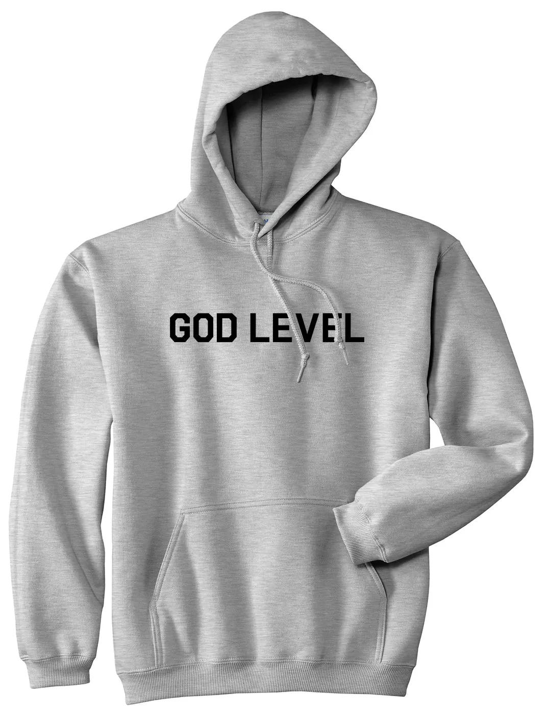 God Level Mens Pullover Hoodie