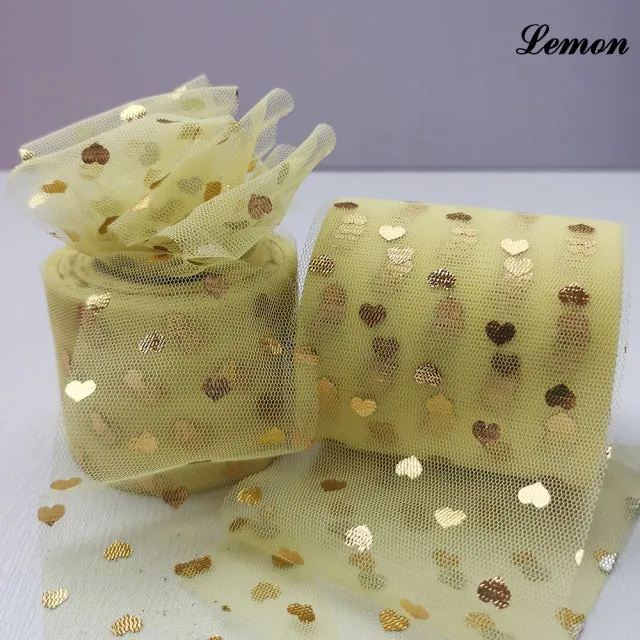 Golden Heart Tulle