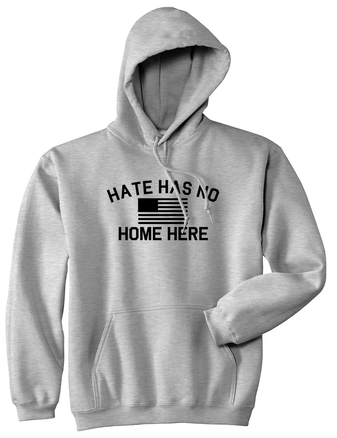 Hate Has No Home Here America Flag Mens Pullover Hoodie