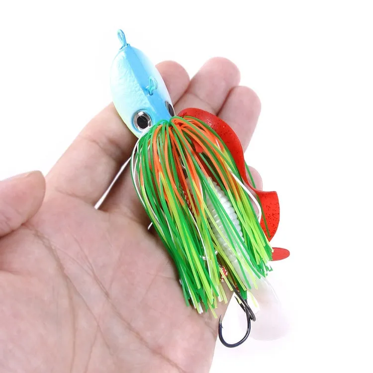 HENGJIA JIG Fish Head Beard Lead Hook, Specification: 60G(No. 1)