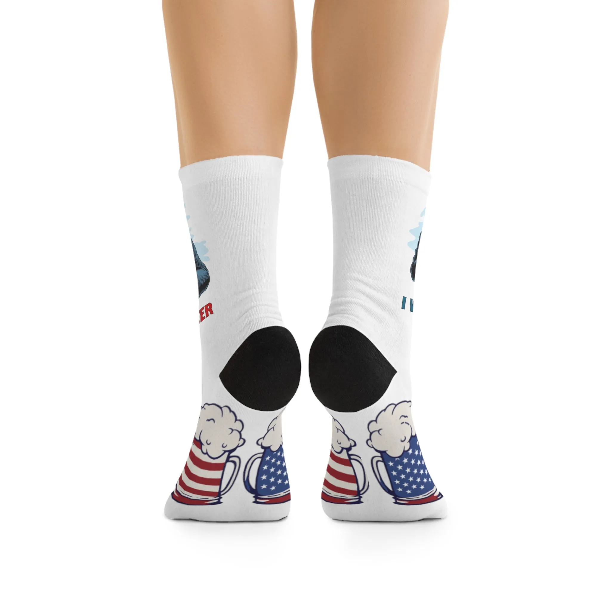 I Want Beer Socks Recycled Poly Socks