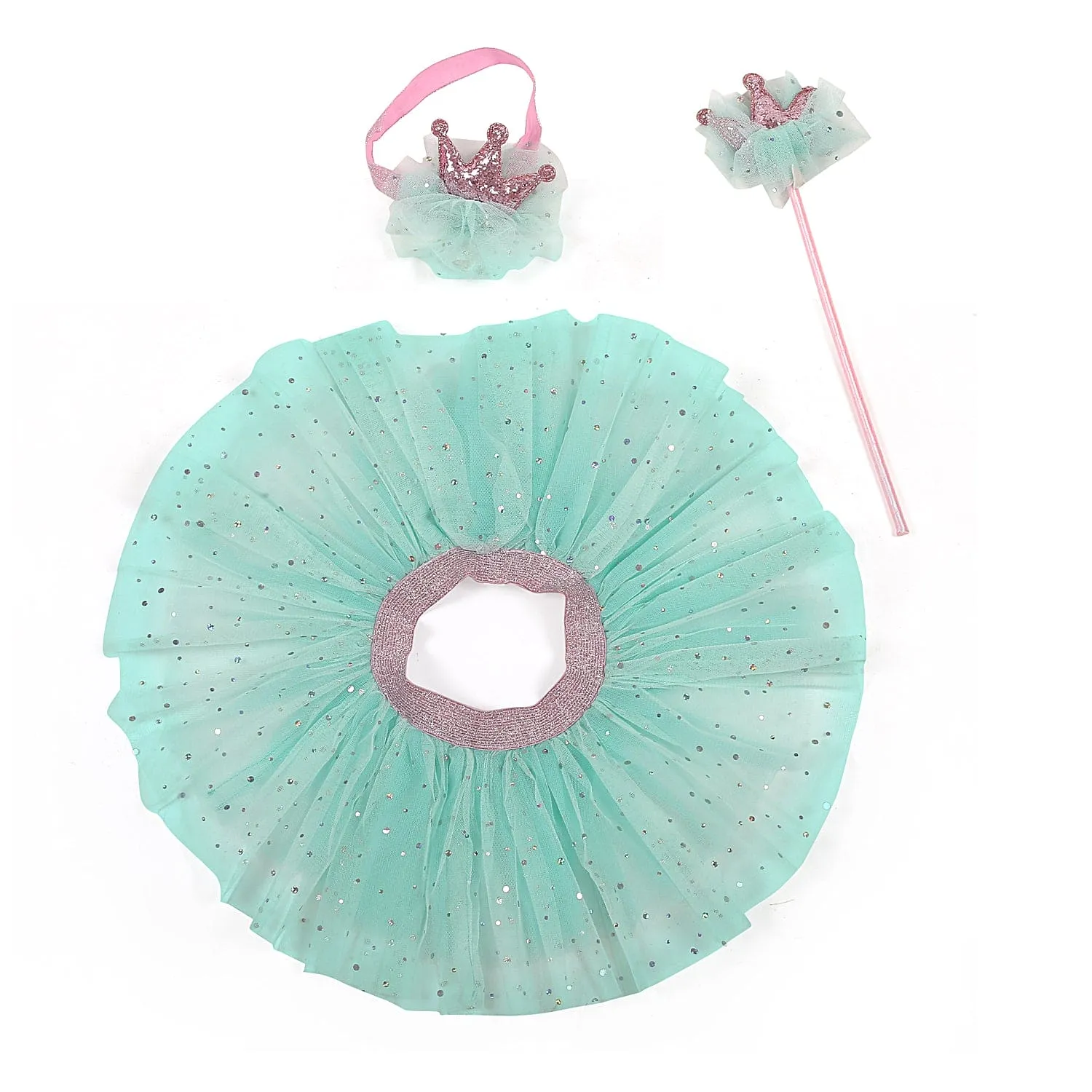 Icy Princess Blue Tutu Skirt And Accessory Set