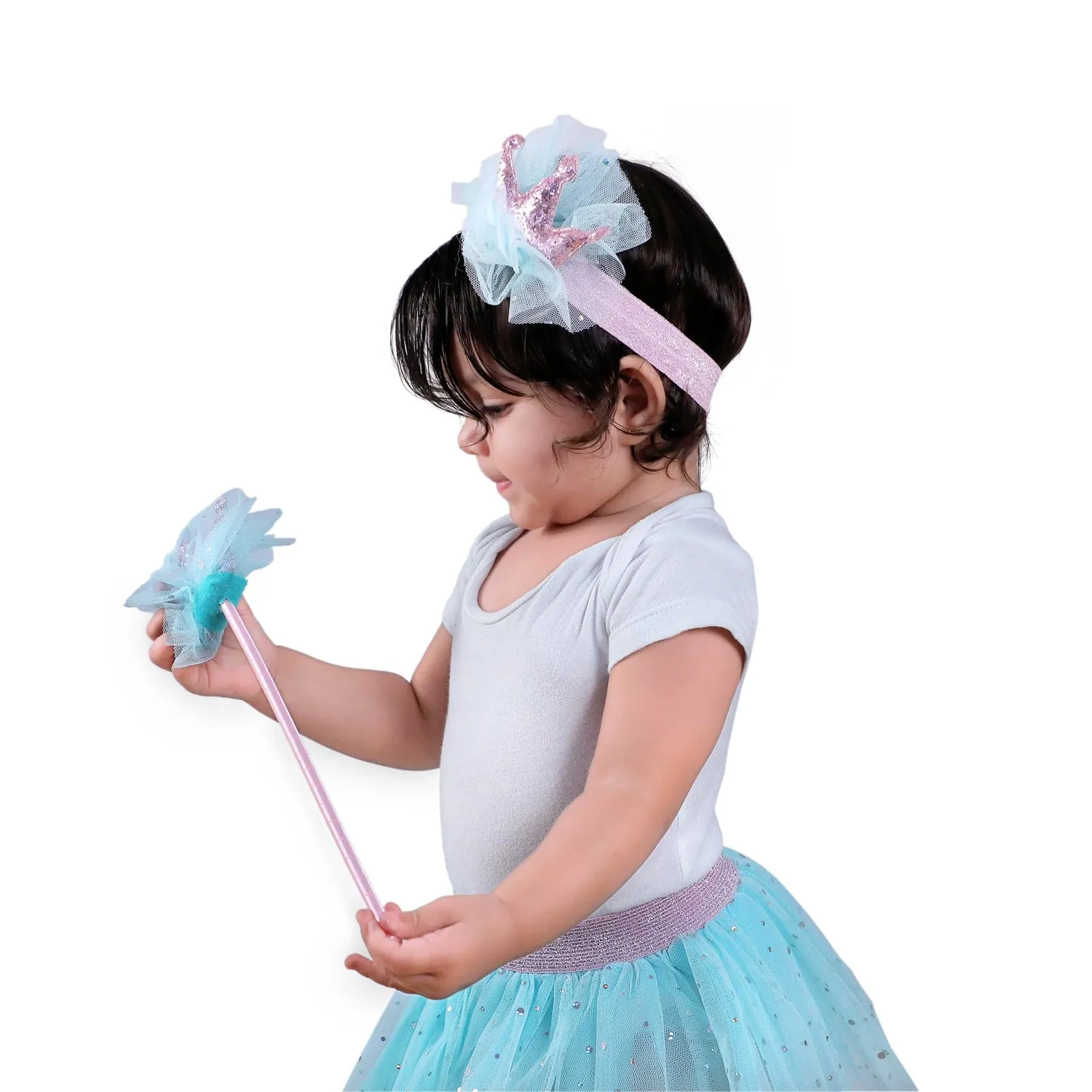 Icy Princess Blue Tutu Skirt And Accessory Set