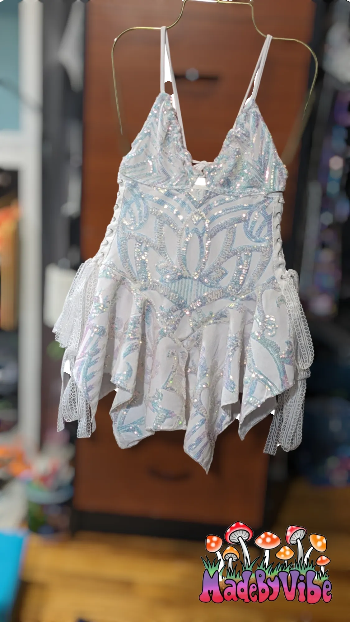 Icy Prism Sequin Fairy Dress - MTO