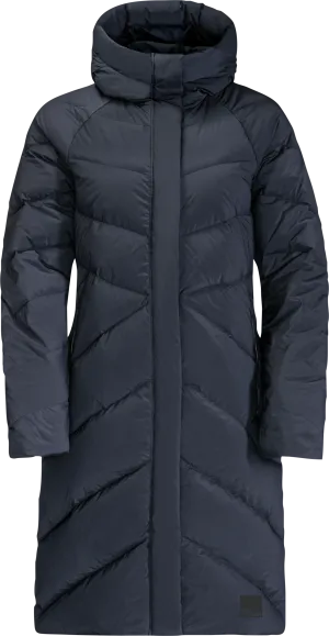 Jack Wolfskin Women&#x27;s Marienplatz Coat Night Blue | Buy Jack Wolfskin Women&#x27;s Marienplatz Coat Night Blue here | Outnorth