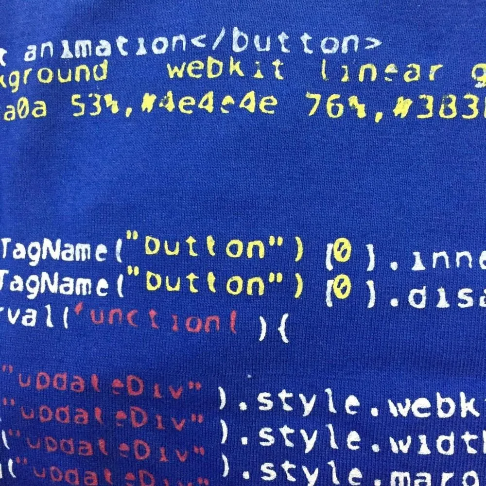 JavaScript Code Fit & Flare Dress