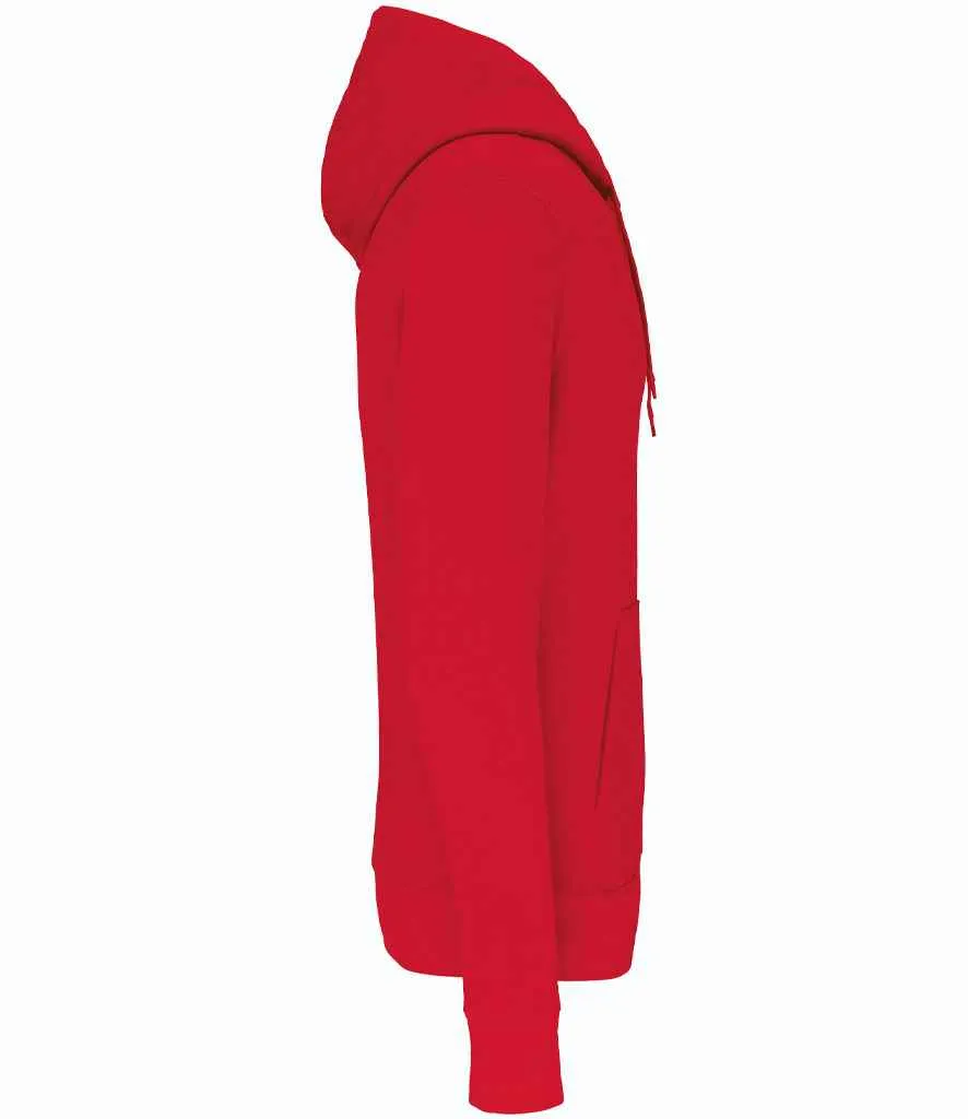 Kariban Kids Eco Friendly Hooded Sweatshirt | Red