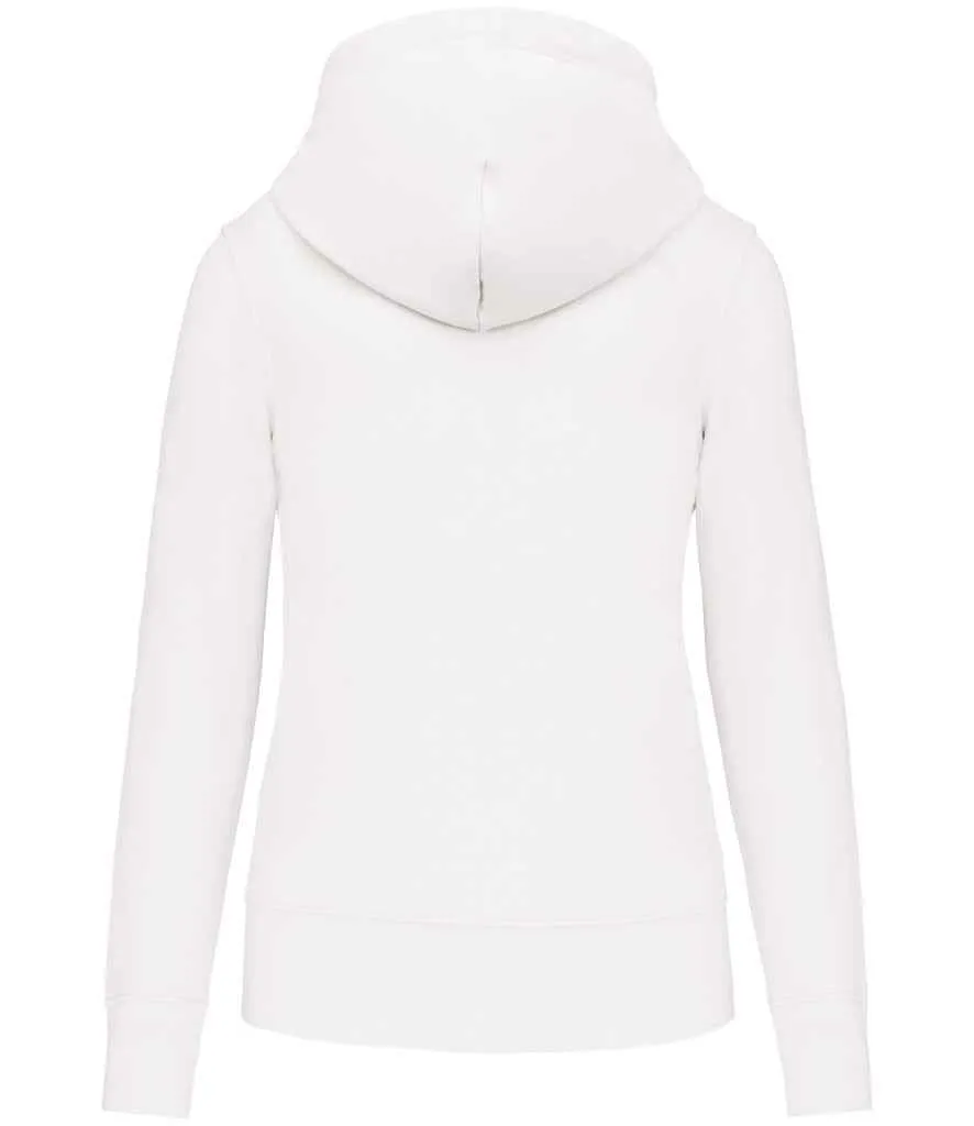 Kariban Ladies Eco Friendly Full Zip Hoodie | White