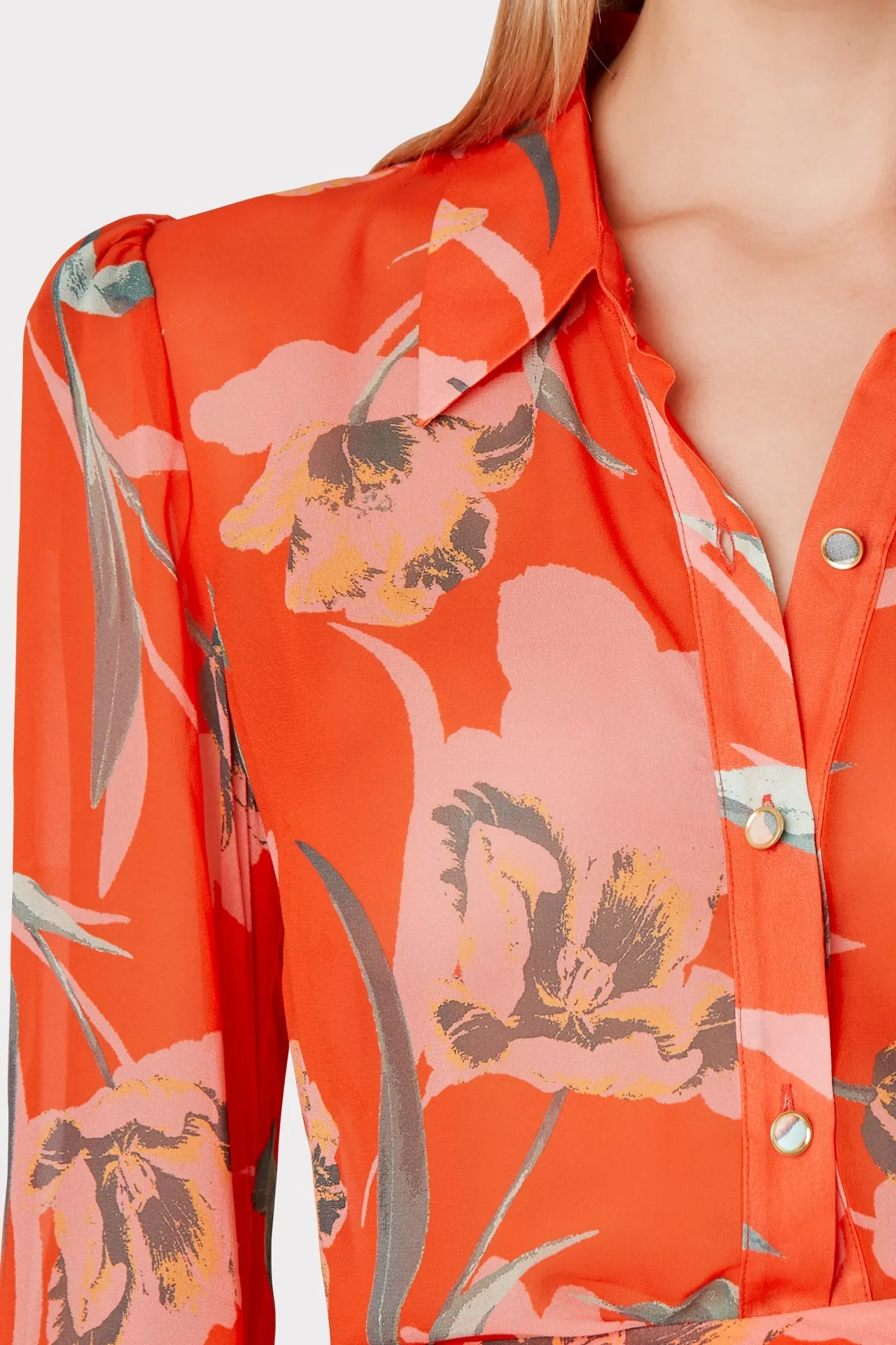 Lacey Floating Botanica Blouse