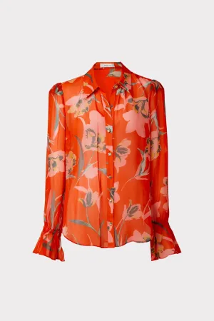 Lacey Floating Botanica Blouse
