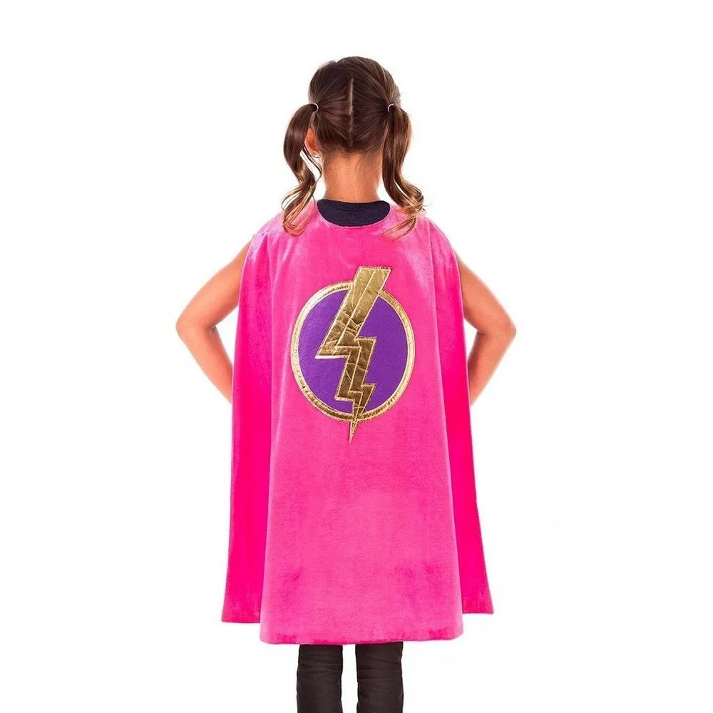 Little Adventures Pink Hero Cape & Mask Set