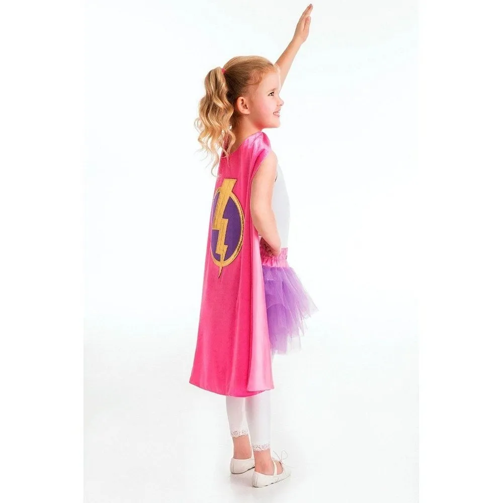Little Adventures Pink Hero Cape & Mask Set